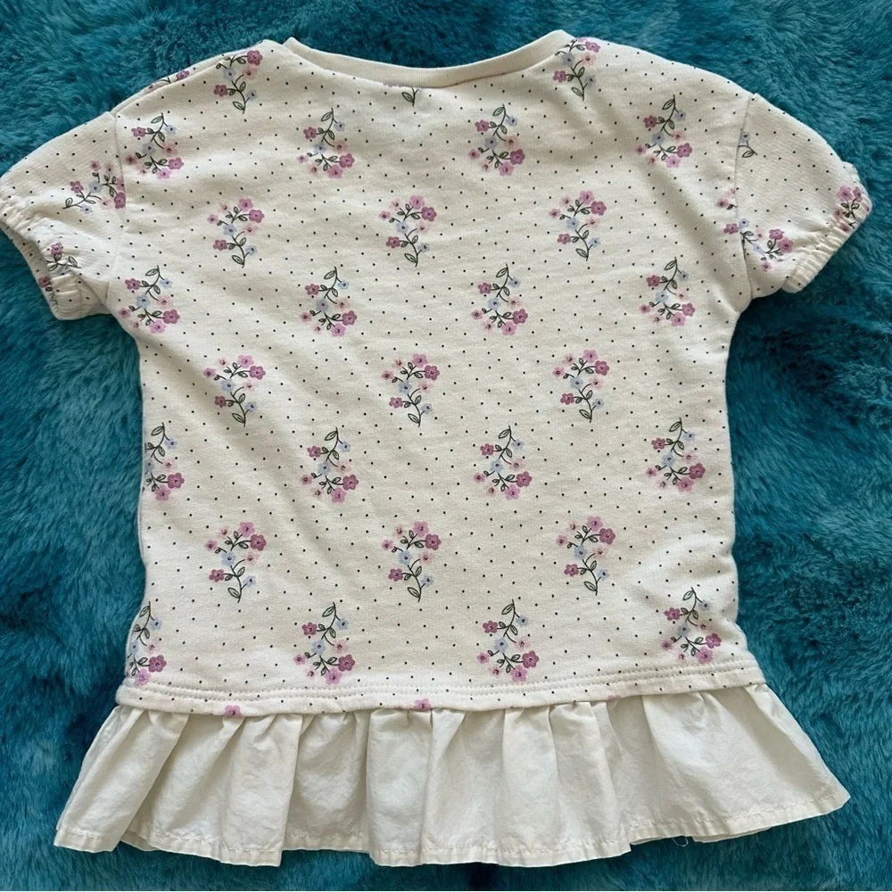 Carter’s Toddler Girl Peplum Floral Top Size 4T